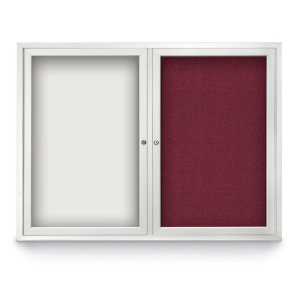 Corkboard, Med Grey/Black, 72" x 36"
